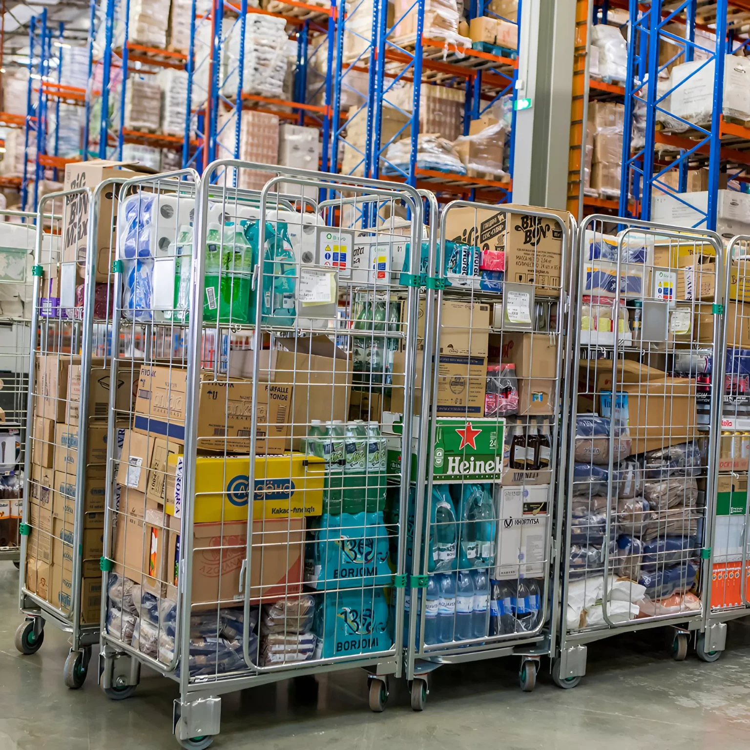 Cage Trolley or Warehouse Roll Cage supplier in Qatar