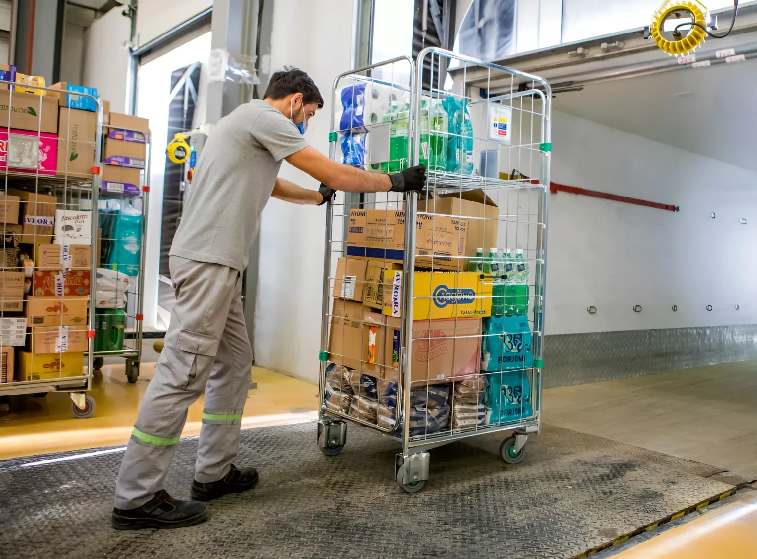 Cage Trolley or Warehouse Roll Cage supplier in Qatar
